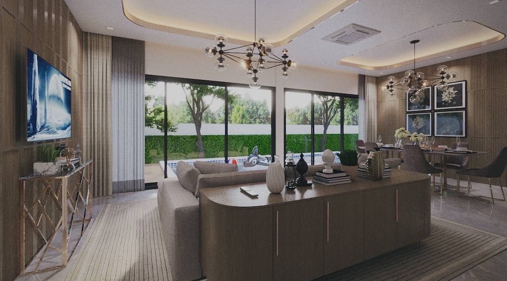 Houses For Sale In Bophut Koh Samui Lounge