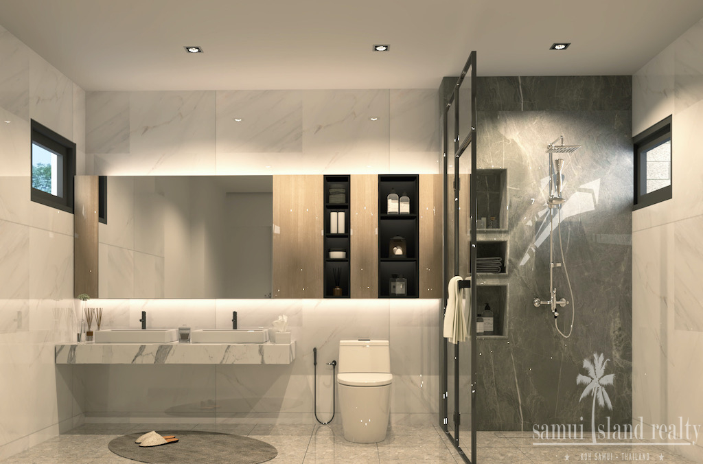 Houses For Sale In Koh Samui Bathroom