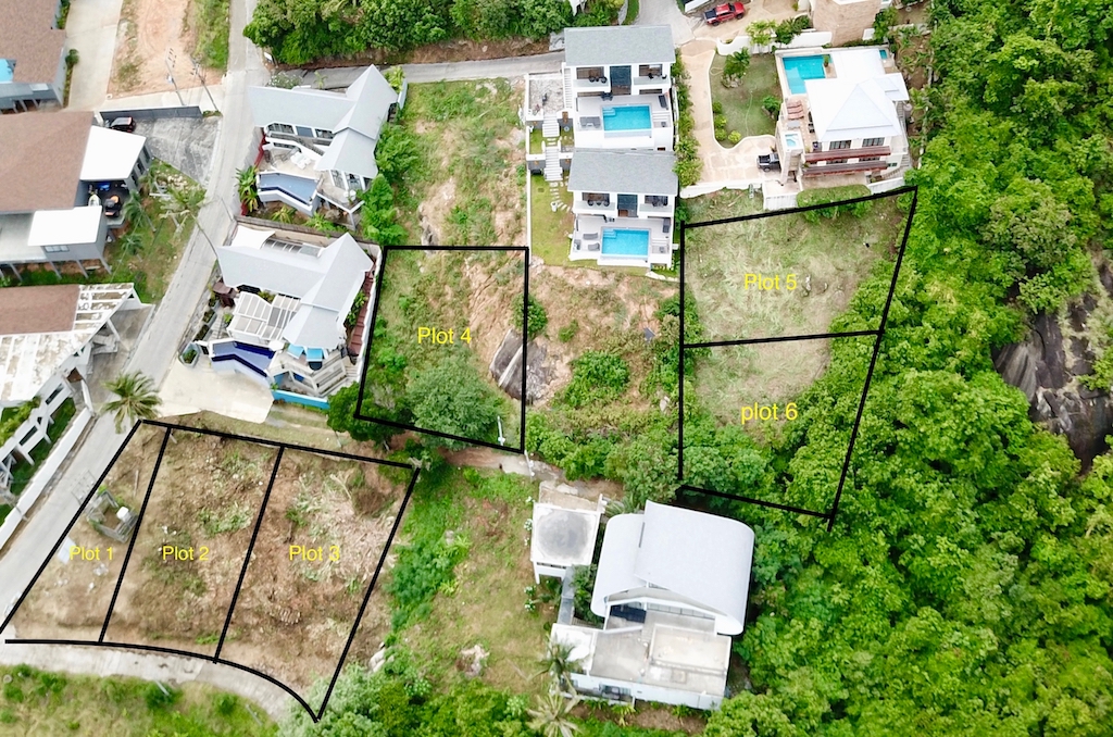 Hua Thanon Sea View Land Plots For Sale – Land in Koh Samui (photo 3)