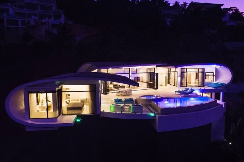 Villa At Night