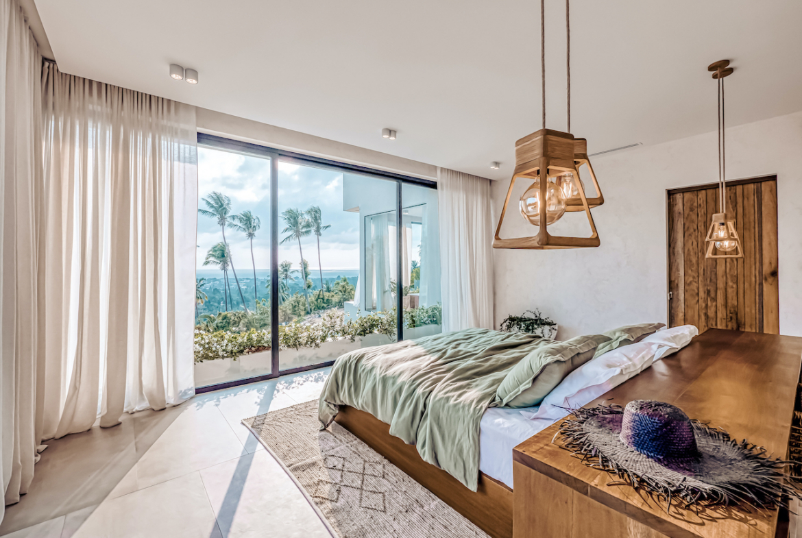 Istani Villas Bedroom Sea View