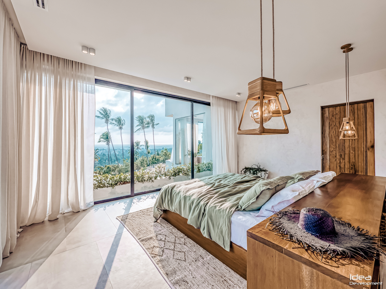 Istani Villas Bedroom Sea View
