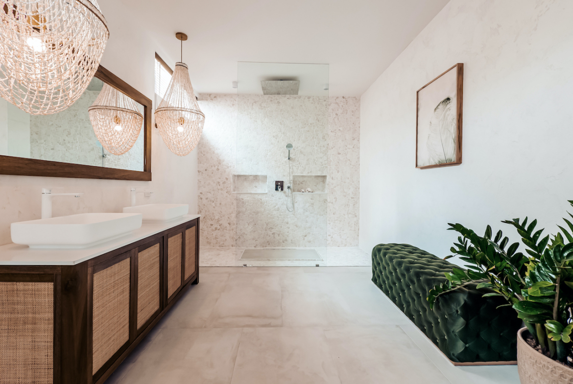 Completed Shower