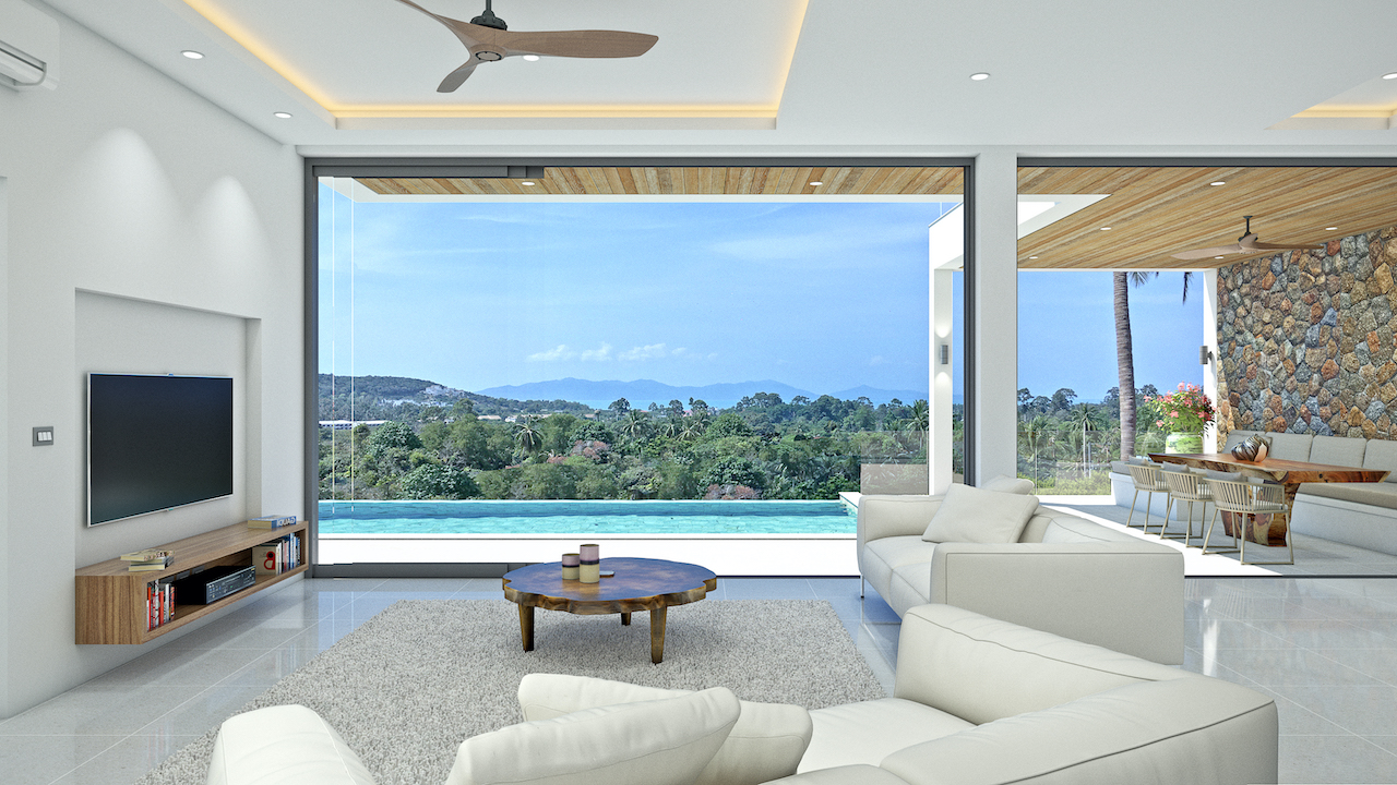 Janatim Ocean View Villas Living View