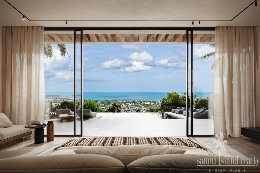 Jaya Villa Koh Samui Bedroom Sea View