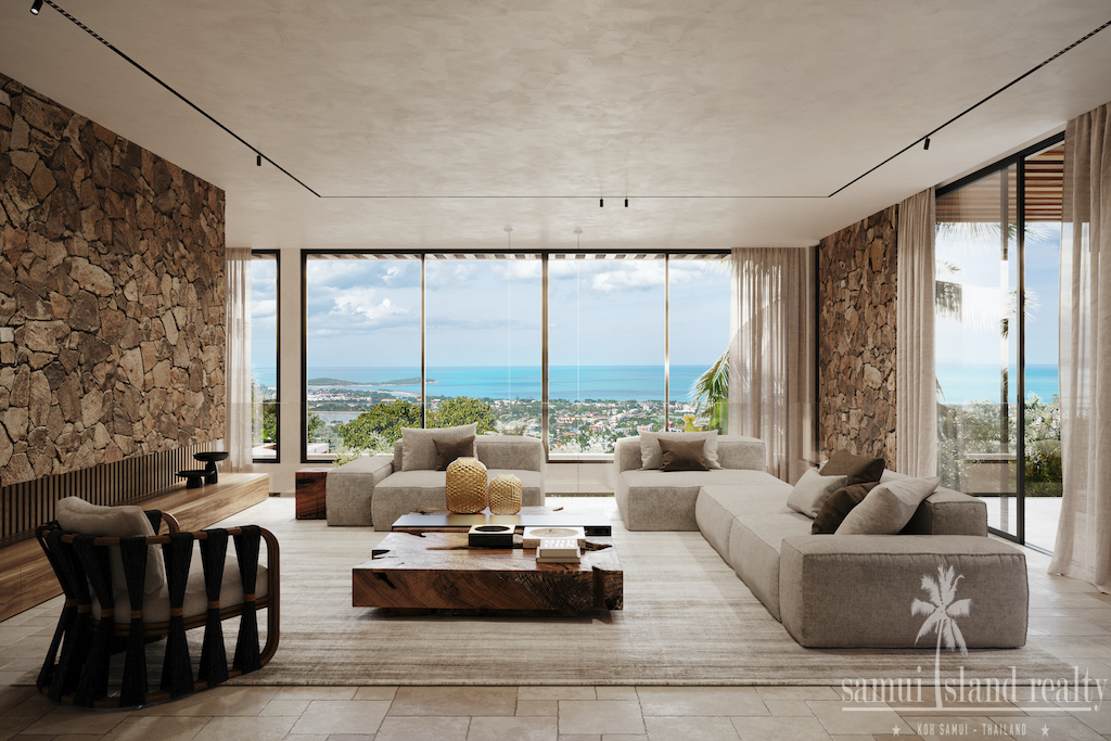 Jaya Villa Koh Samui Living Area View