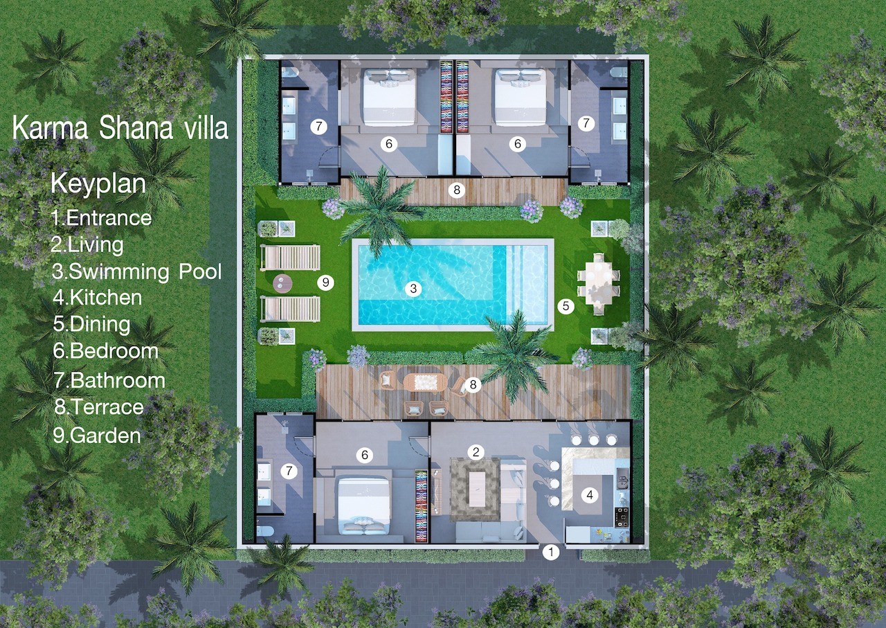 Karma Shana Residences Koh Samui Floor Plan