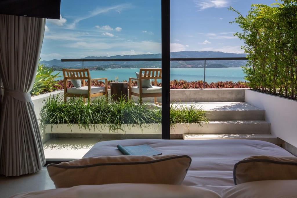 Kerem Villas Koh Samui Bedroom Sea View