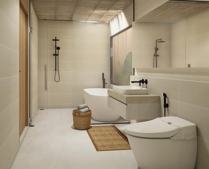 Ko Samui Bang Kao Villas Bathroom