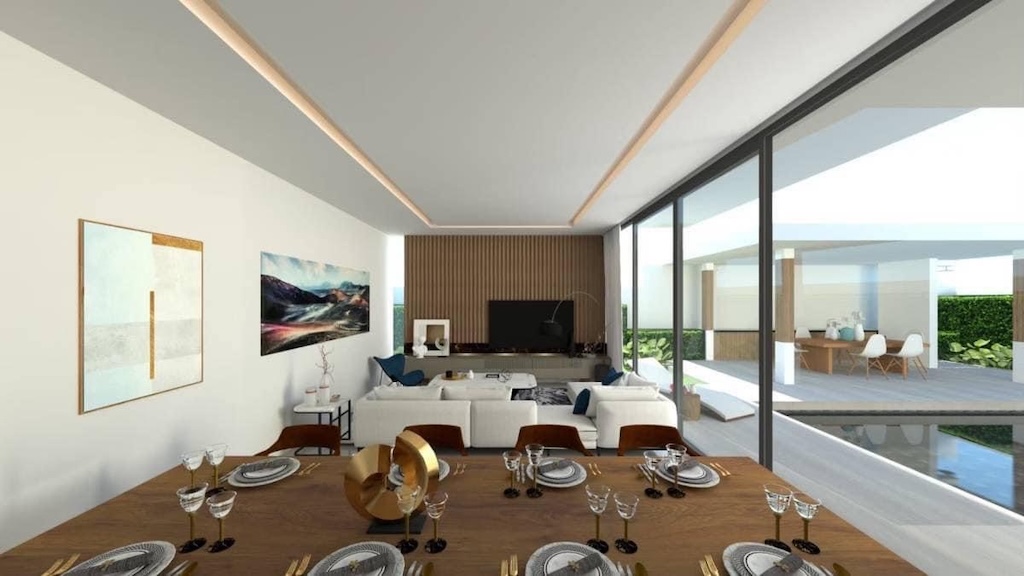 Ko Samui Bangrak Property Living Area