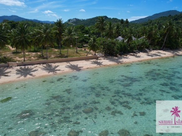Ko Samui beachfront Land For Sale Shoreline