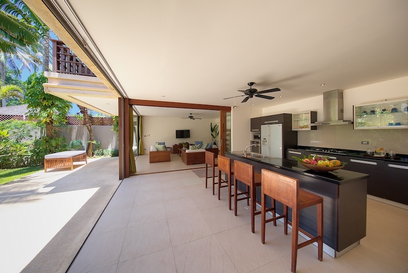 Ko Samui Beachfront Property Kitchen