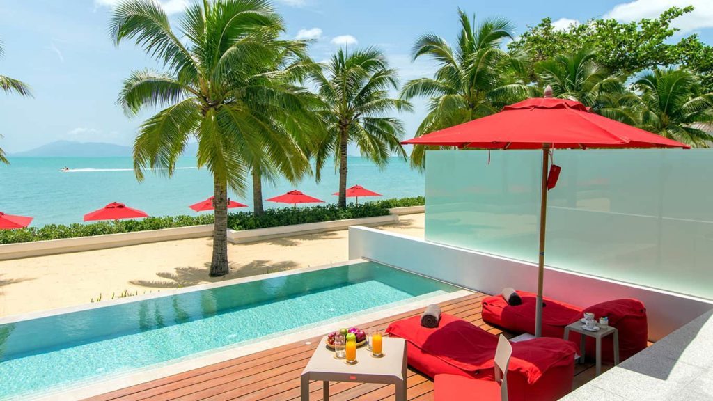 Ko Samui Beachfront Resort Seafront Villa