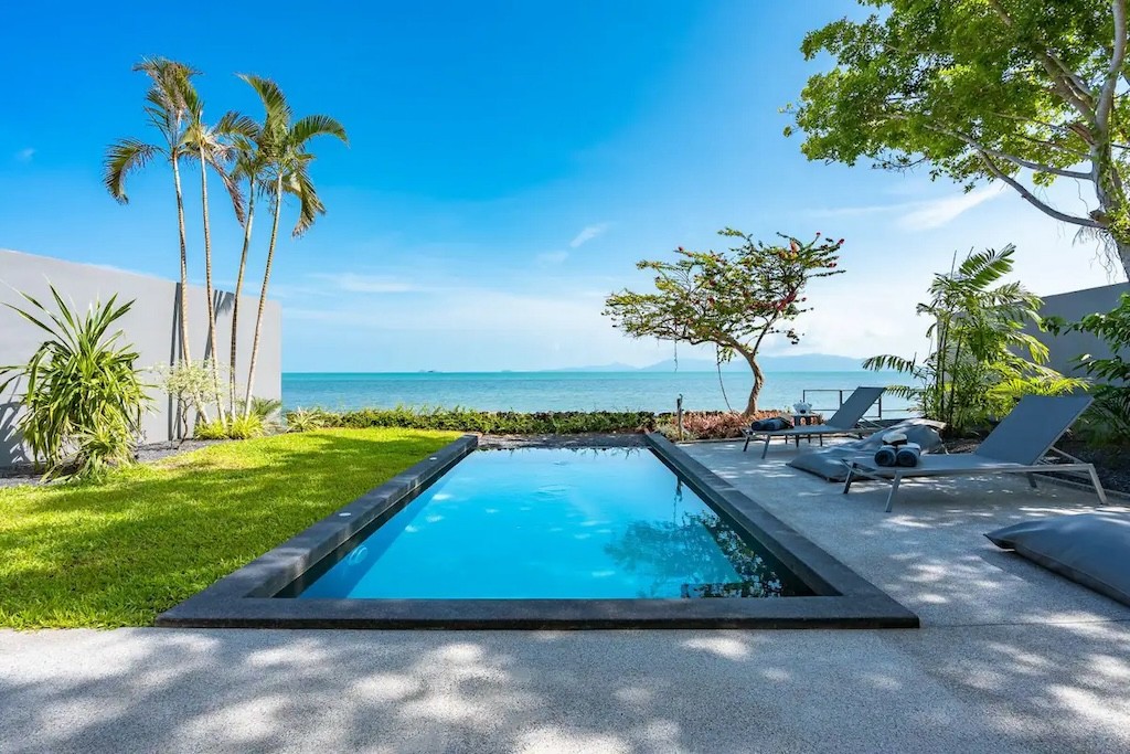 Ko Samui Beachfront Villa Bophut Swimming Pool