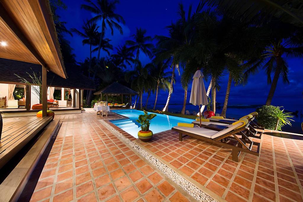 Terrace At Night