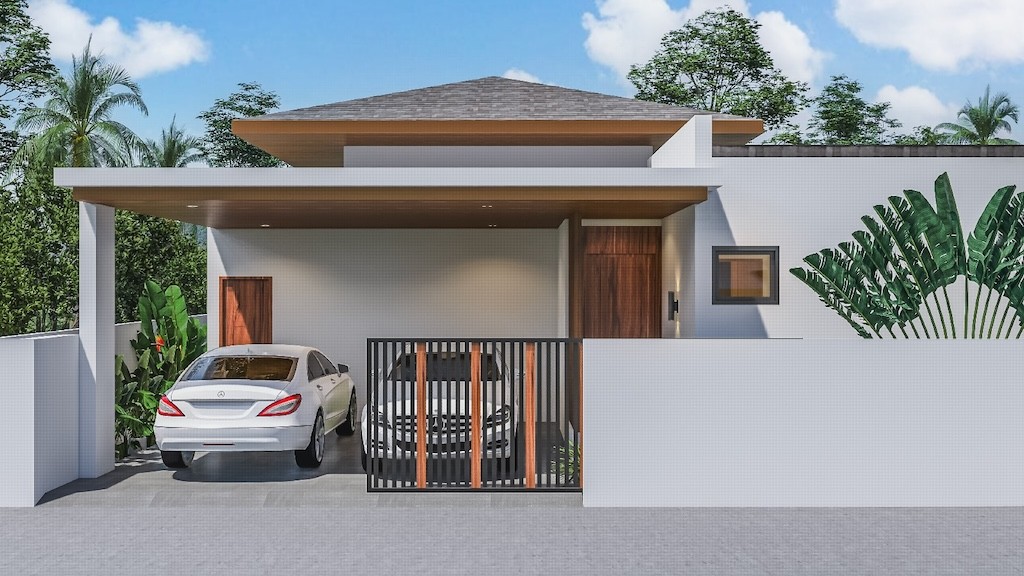 Ko Samui Bophut Villas Parking