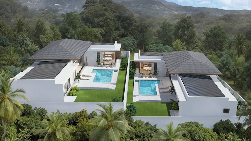 Ko Samui Bophut Villas Rendering