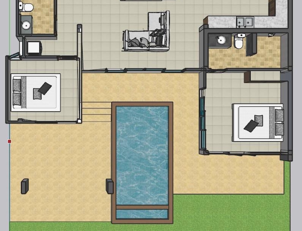 Ko Samui Chaweng Villas Floor Plan