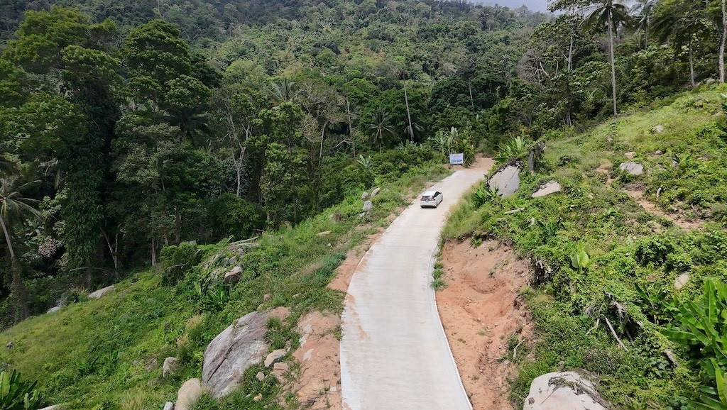 Ko Samui Lamai Land For Sale Road