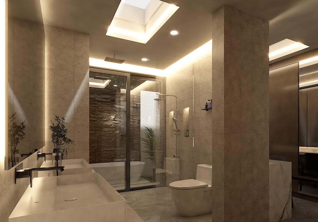 Ko Samui Lamai Villas Bathroom
