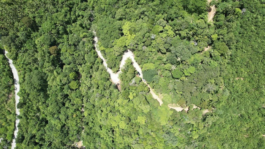 Ko Samui Land Maenam Aerial Above