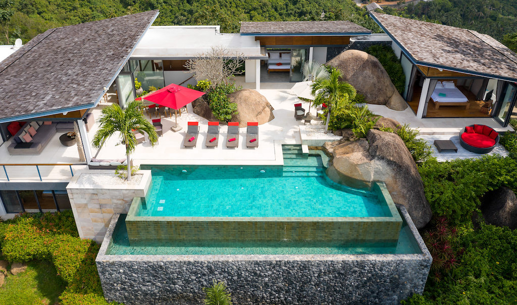 Ko Samui Luxury Property Aerial