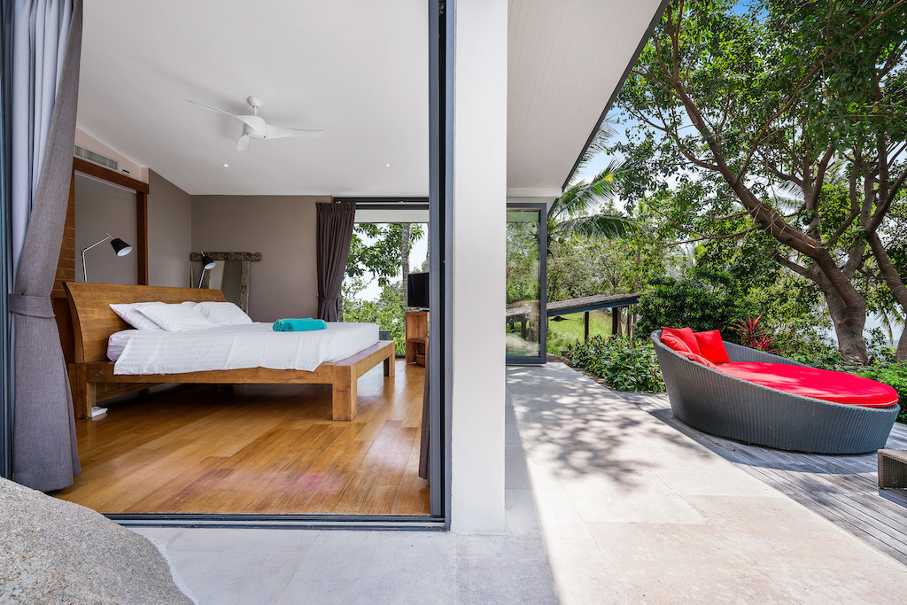 Ko Samui Luxury Property Bedroom Terrace