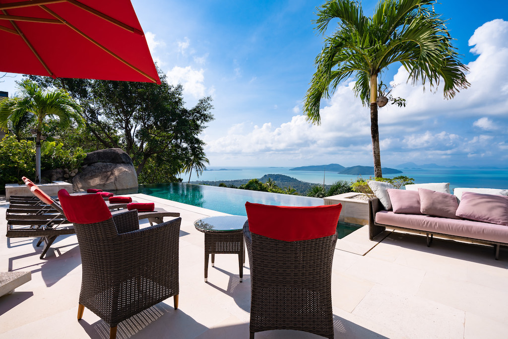 Ko Samui Luxury Property Terrace View