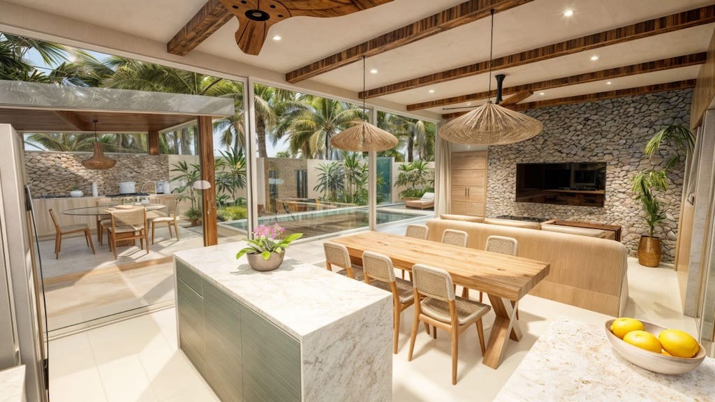 Ko Samui Maenam Villas Kitchen Area