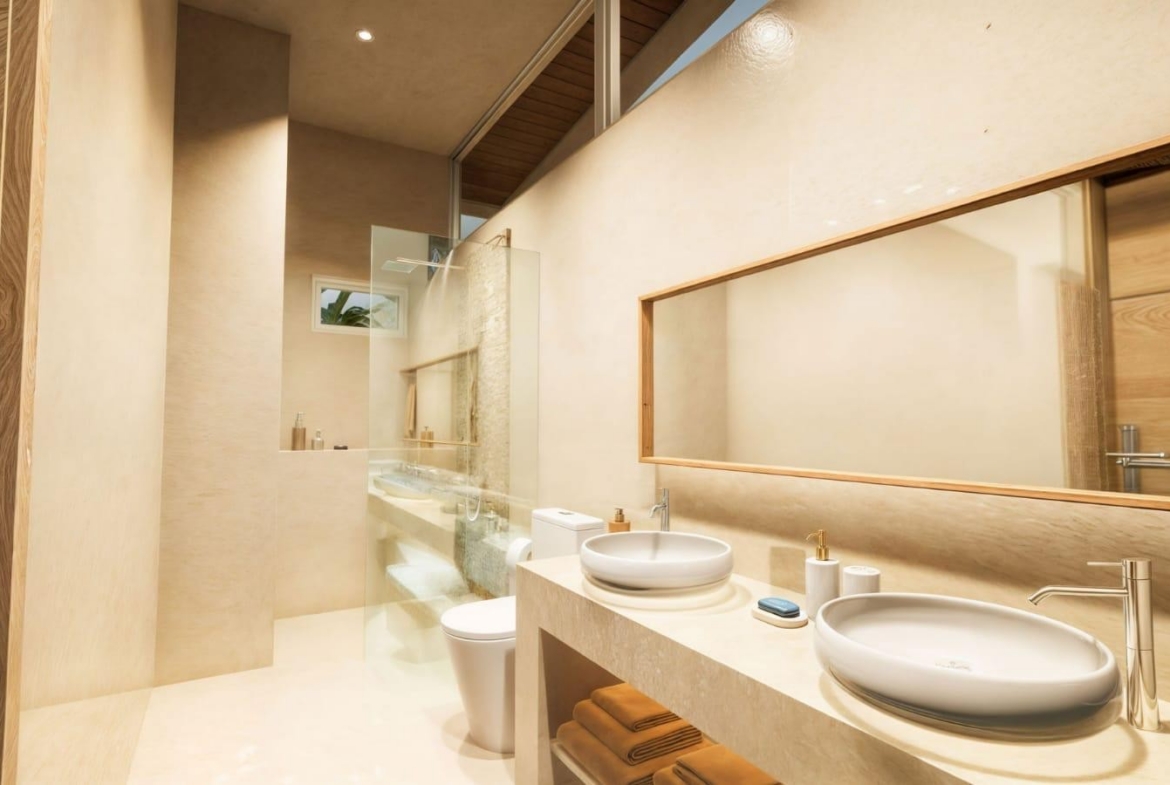 Ko Samui Maenam Villas Bathroom