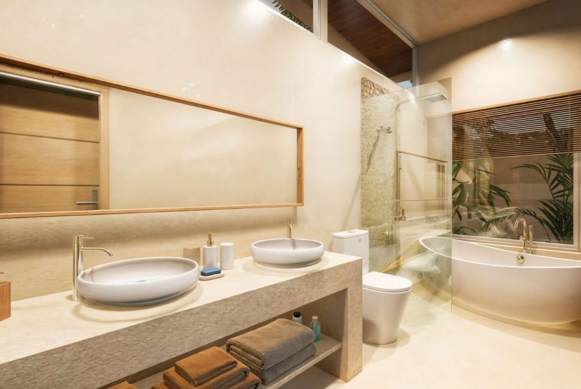 Ko Samui Maenam Villas Bathroom