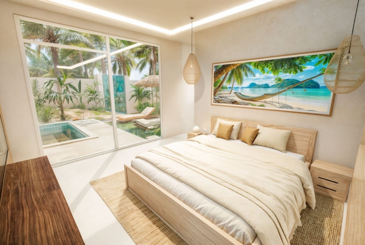 Ko Samui Maenam Villas Bedroom