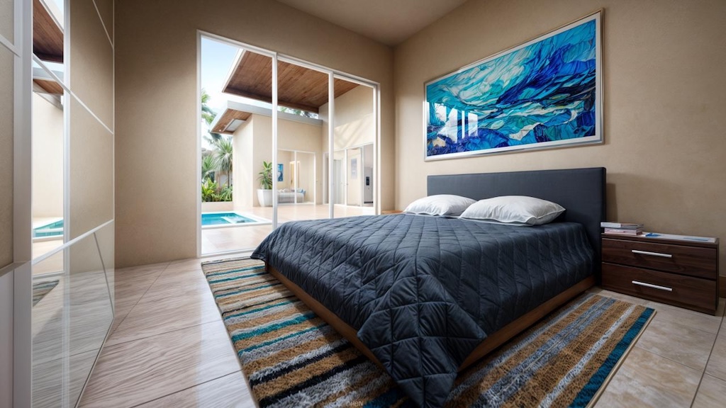 Ko Samui Maenam Villas For Sale Bedroom