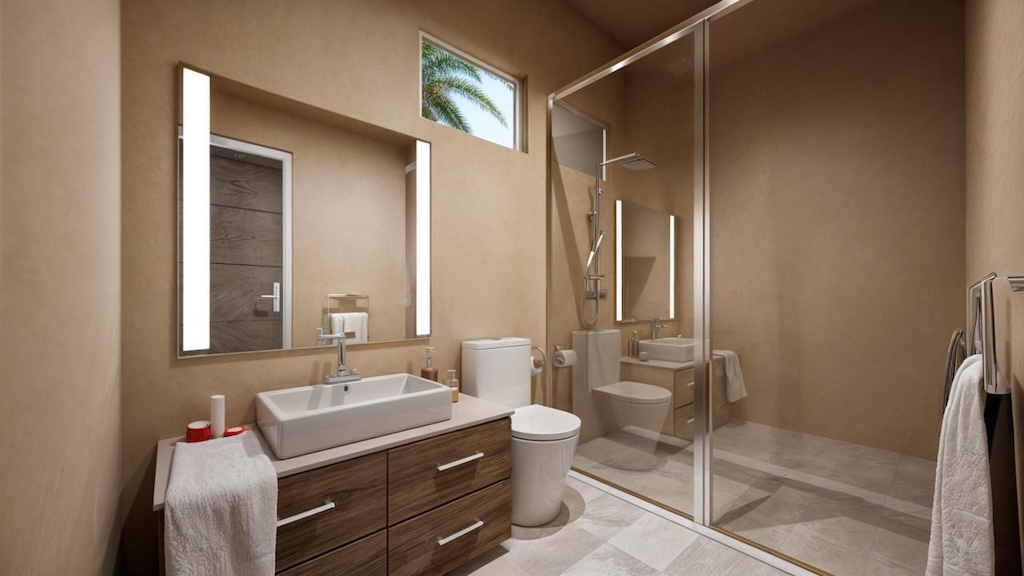 Ko Samui Maenam Villas For Sale Bathroom