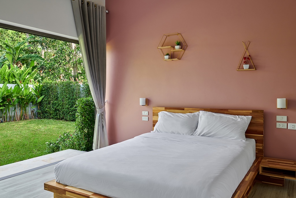 Ko Samui Modern Pool Villa Bedroom