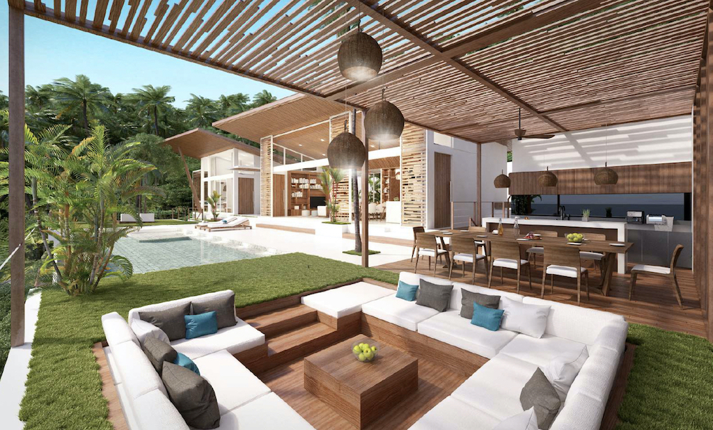 Ko Samui Pacific Palisade Outdoor Living Space