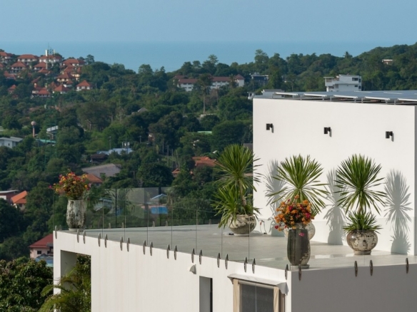 Ko Samui Plai Laem Property Side Terrace