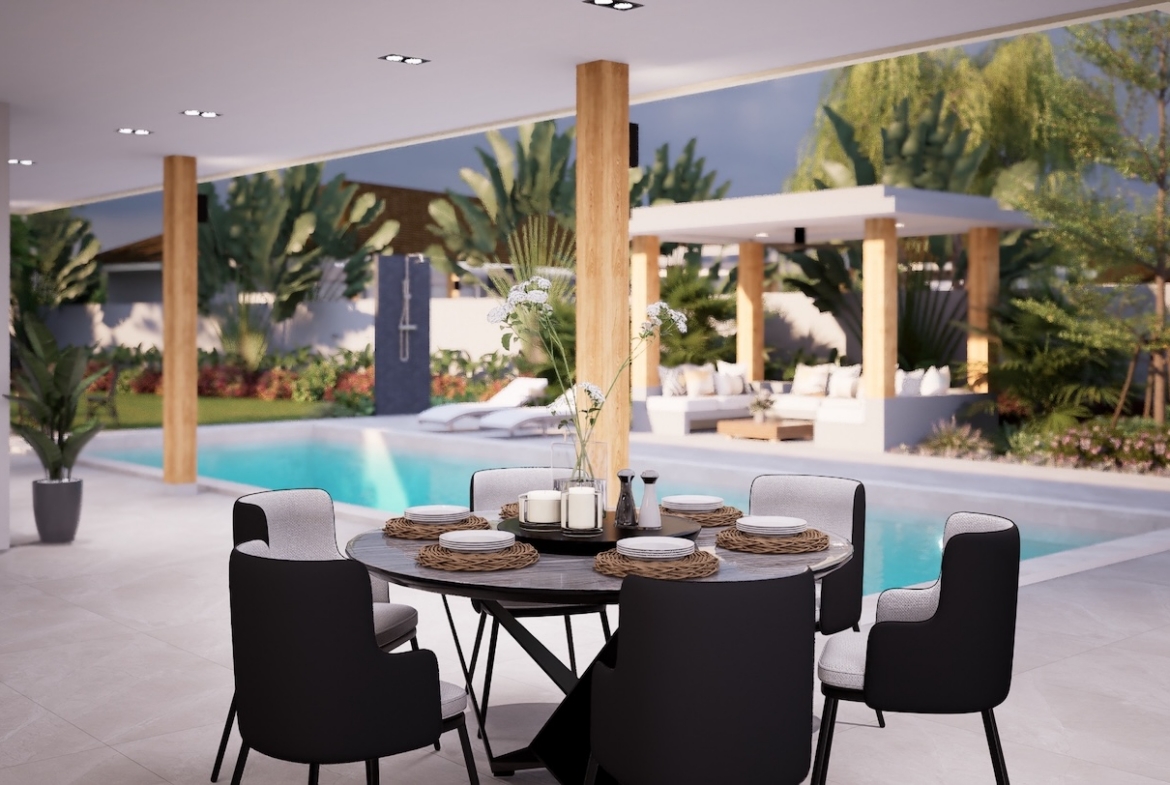 Ko Samui Pool Villas For Sale Outdoor Seating