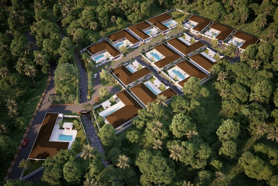 Ko Samui Pool Villas For Sale Site Render