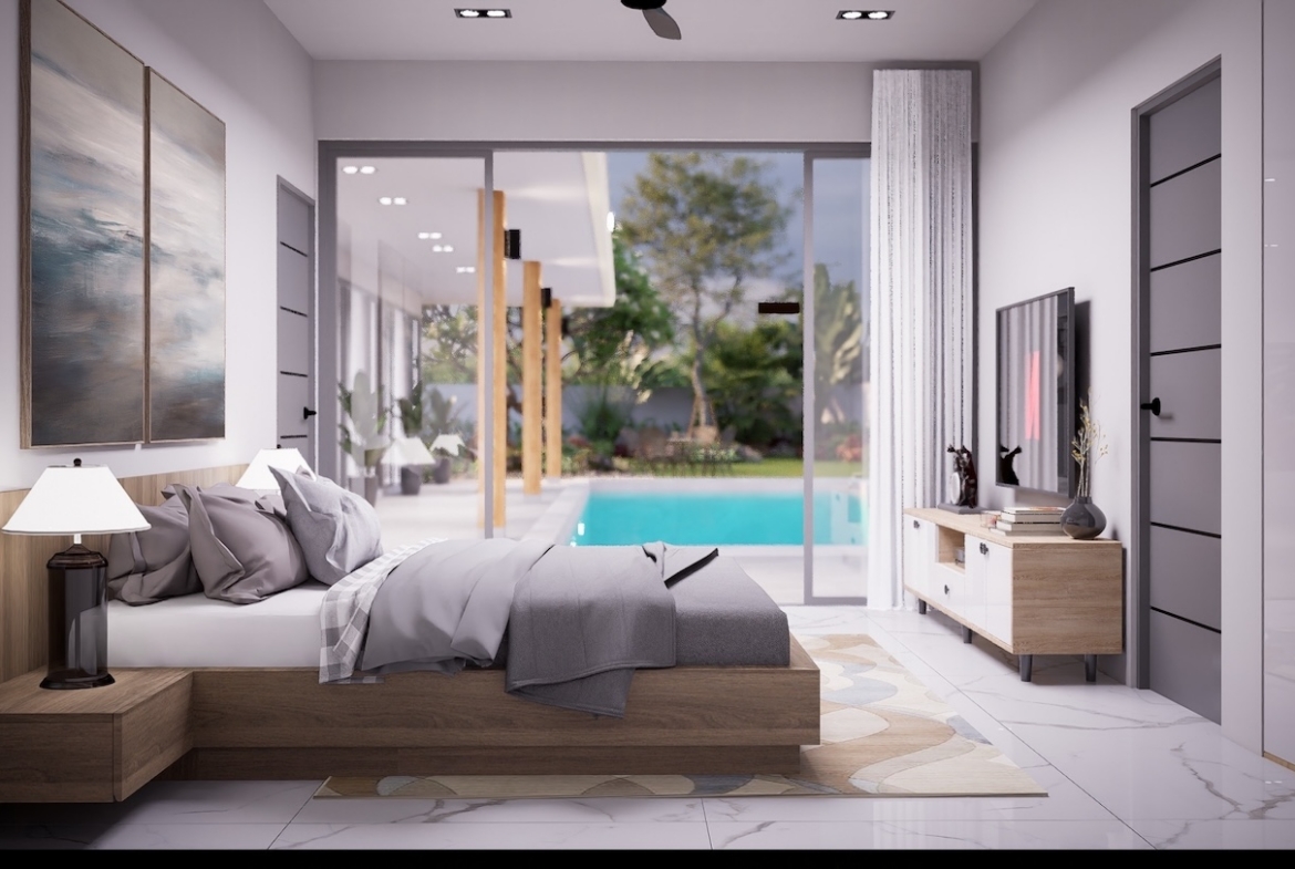 Ko Samui Pool Villas For Sale Bedroom