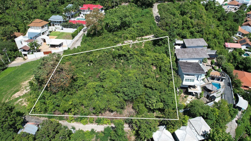 Ko Samui Sea View Land Chaweng Outline