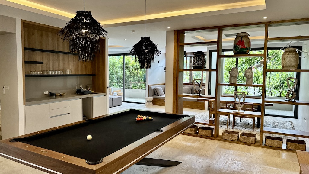 Ko Samui Sea View Villa Pool Table