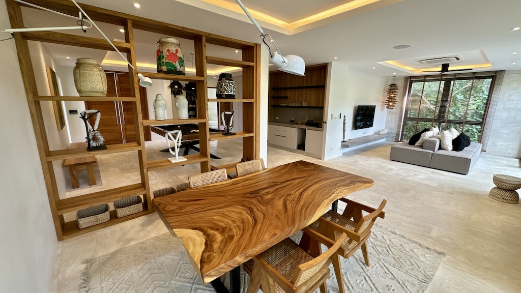Ko Samui Sea View Villa Lower Living Table