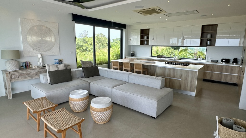 Ko Samui Sea View Villa Living Area