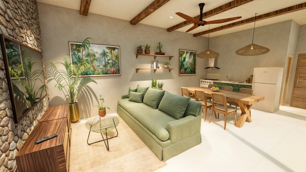 Ko Samui Villas In Bang Rak Living Area