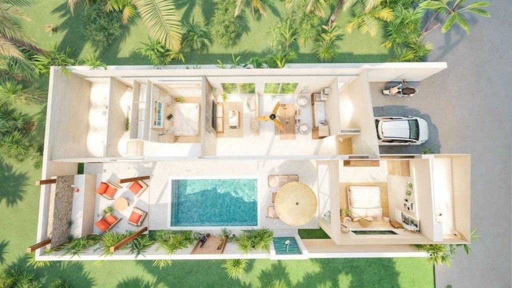 Ko Samui Villas In Bang Rak Floor Plan