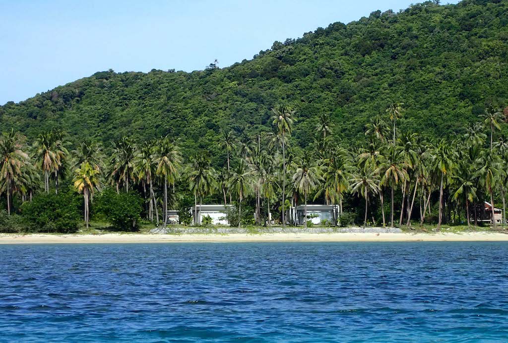 Looking To The Villa From The Sea