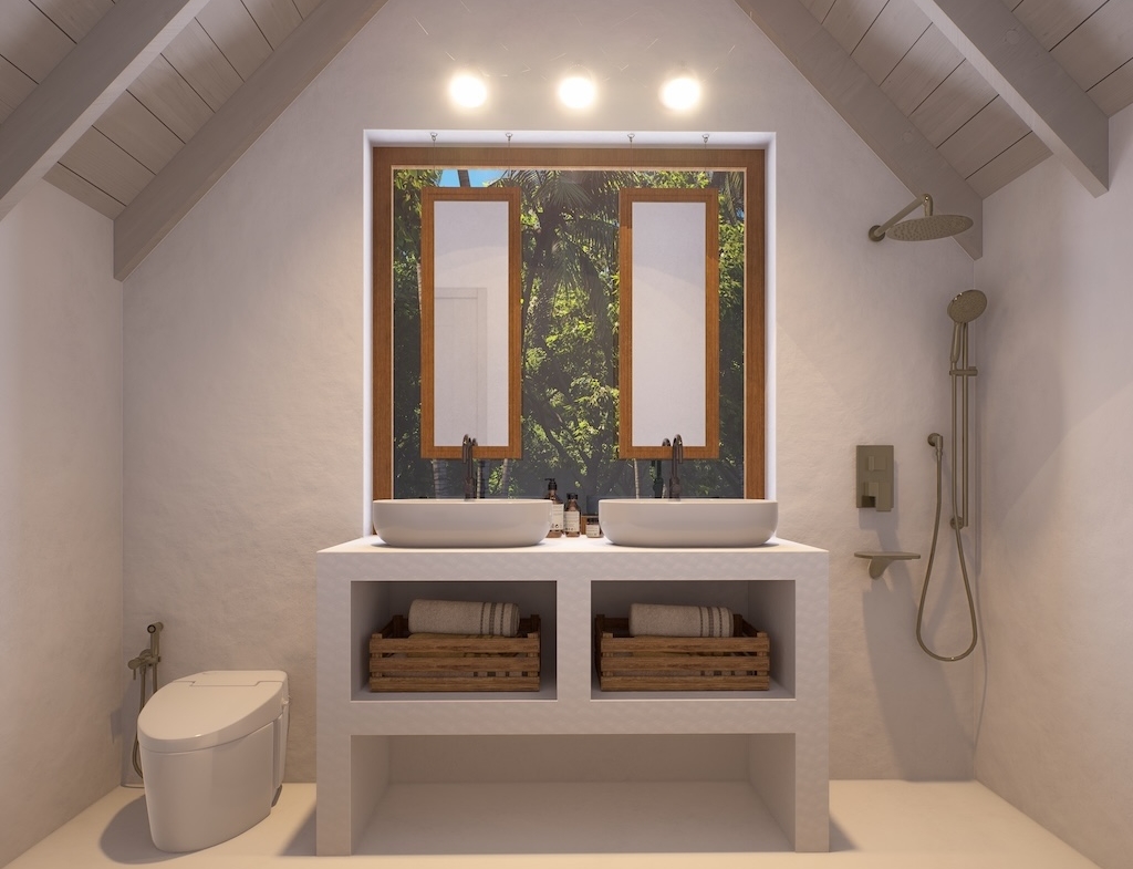 Koh Phangan Pool Villas For Sale Bathroom