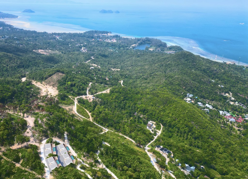 Koh Phangan Sea View Villas Position