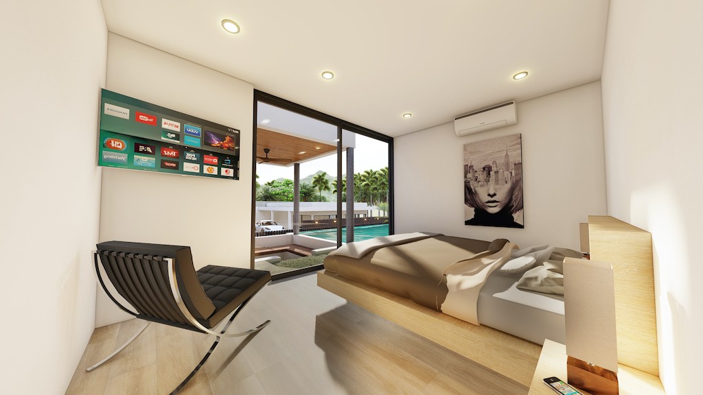 Koh Phangan Villas Bedroom